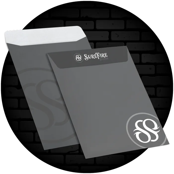 9 x 12 Envelopes printing by Surefire Studios