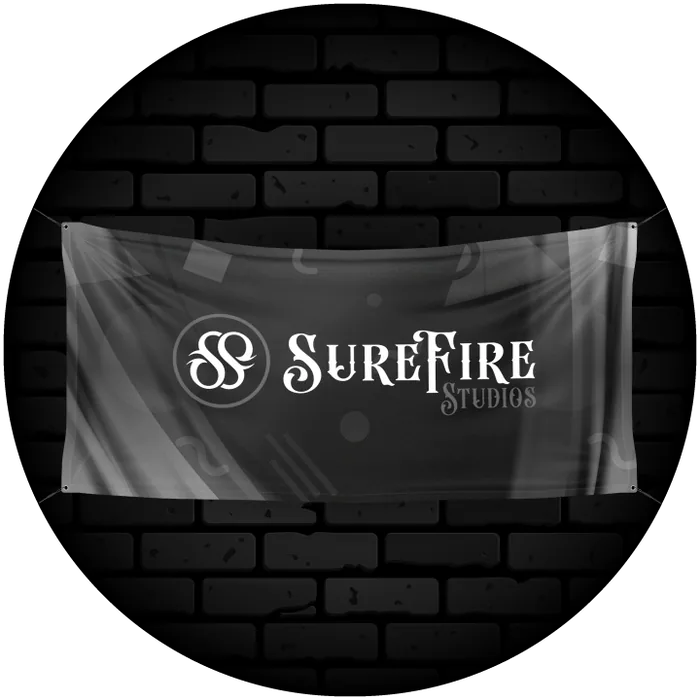Indoor Banners printing by Surefire Studios