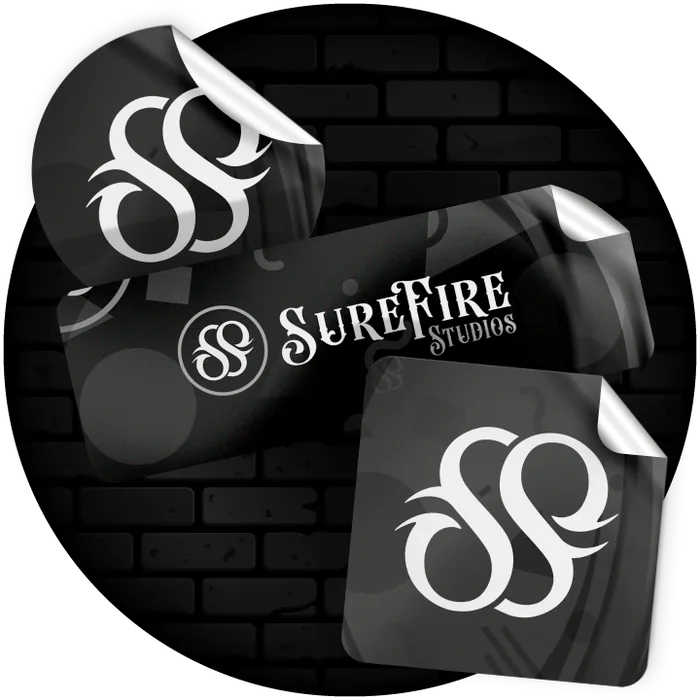 Stickers printing by Surefire Studios